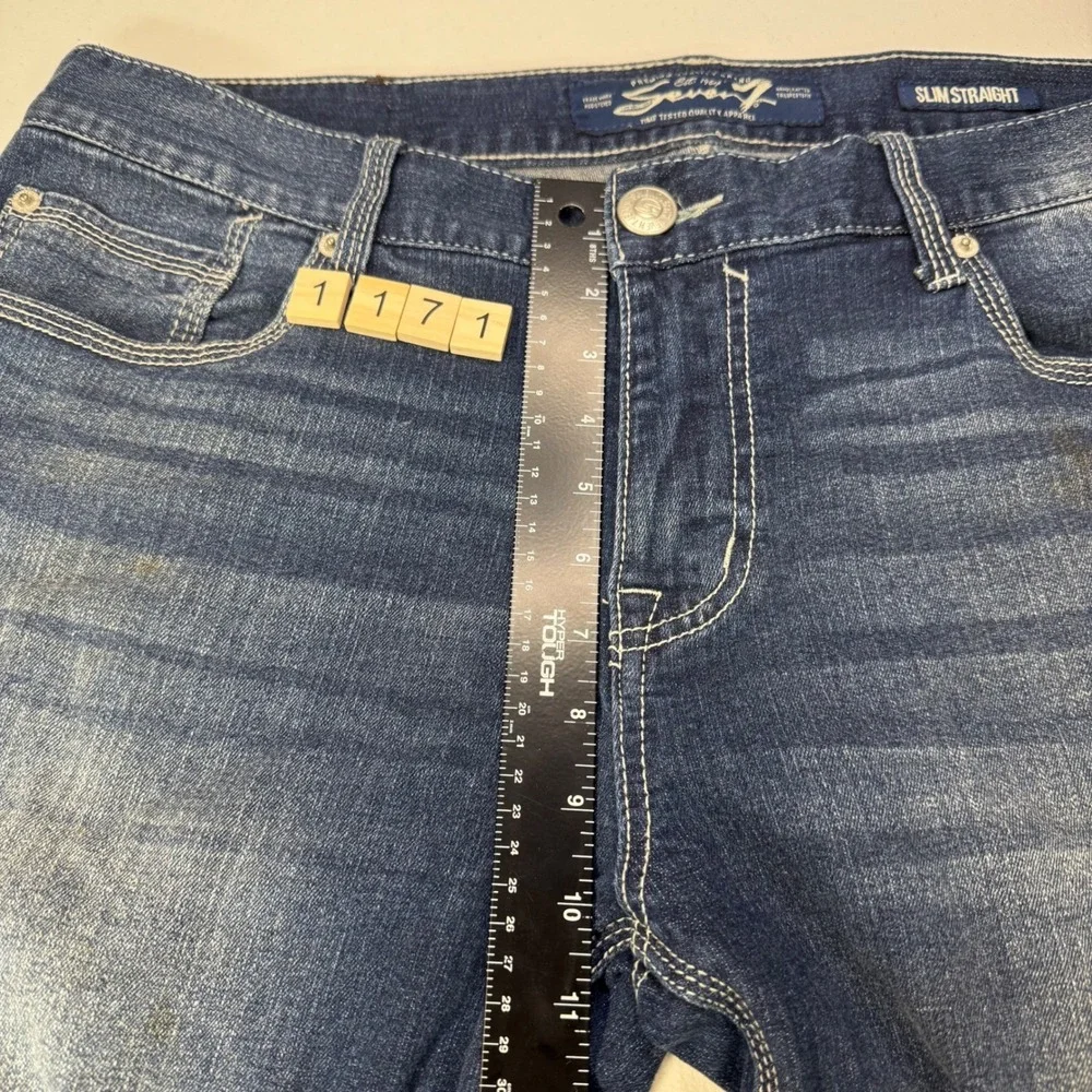 Seven7 Jeans Mens 36x30 Slim Straight‎ Denim Medium Wash Classic Style